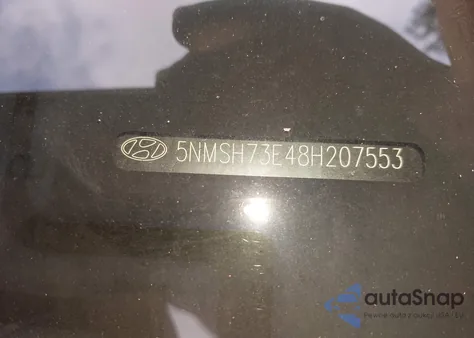 2008 Hyundai Santa Fe Limited/Se from USA, damaged, VIN 5NMSH73E48H207553